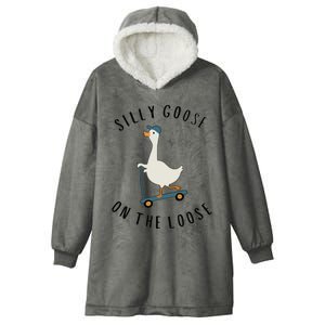 Silly Goose On The Loose Hooded Wearable Blanket