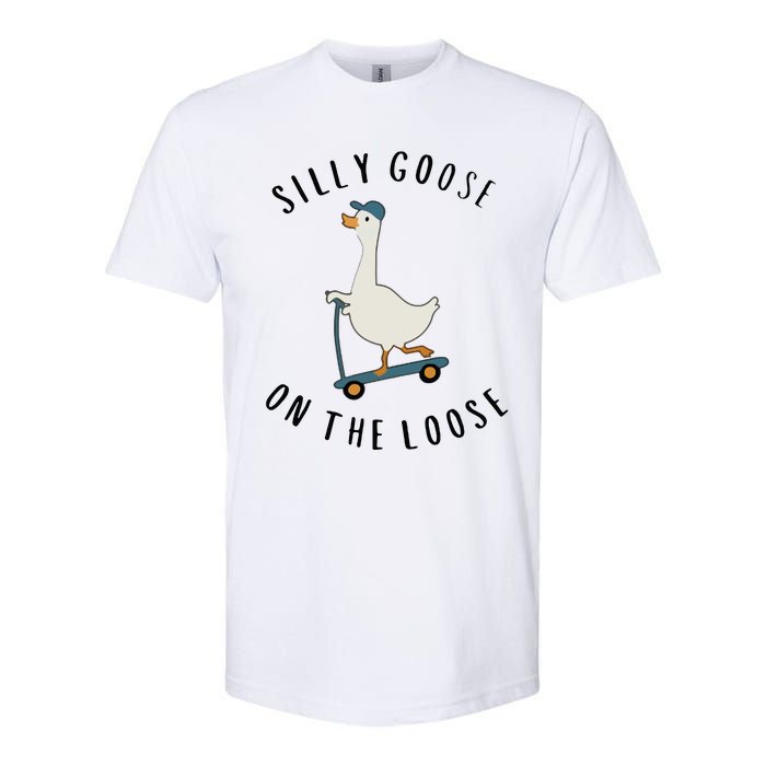 Silly Goose On The Loose Softstyle CVC T-Shirt