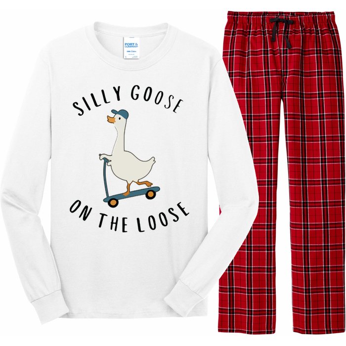 Silly Goose On The Loose Long Sleeve Pajama Set