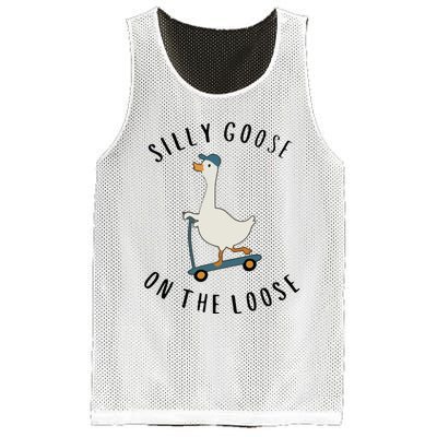 Silly Goose On The Loose Mesh Reversible Basketball Jersey Tank