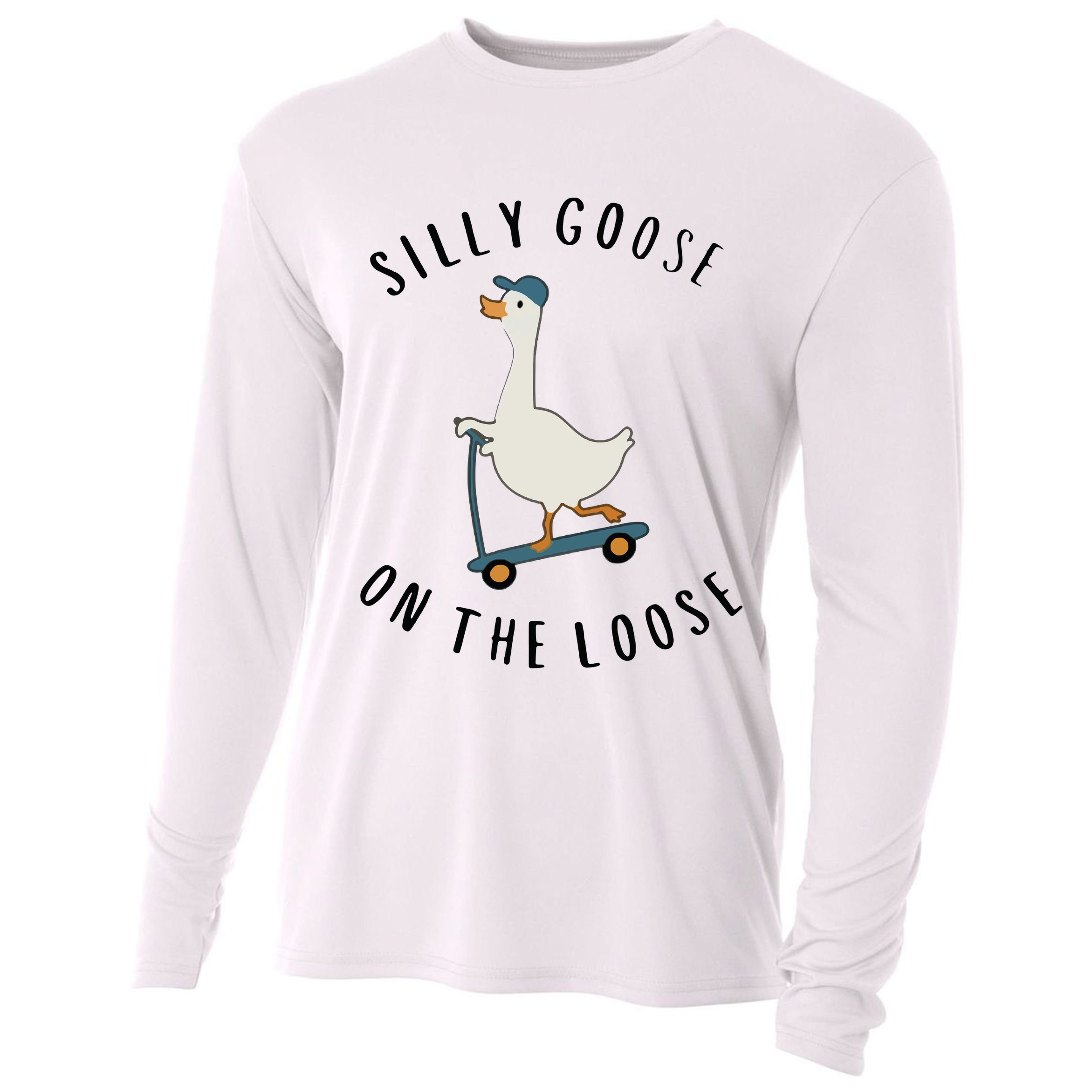 Silly Goose On The Loose Cooling Performance Long Sleeve Crew