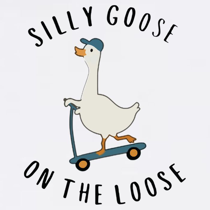 Silly Goose On The Loose Womens T-Shirt