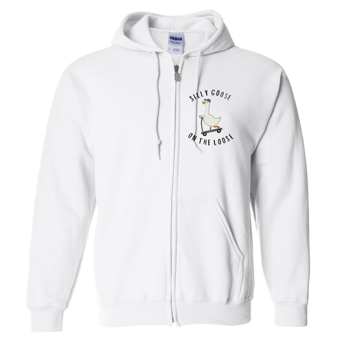 Silly Goose On The Loose Full Zip Hoodie
