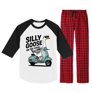 Silly Goose On The Loose Raglan Sleeve Pajama Set