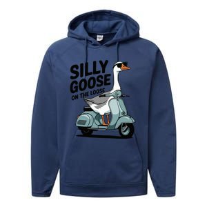 Silly Goose On The Loose Performance Fleece Hoodie