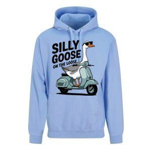 Silly Goose On The Loose Unisex Surf Hoodie