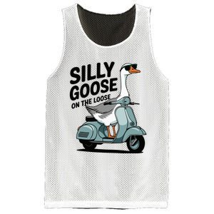 Silly Goose On The Loose Mesh Reversible Basketball Jersey Tank