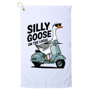 Silly Goose On The Loose Platinum Collection Golf Towel