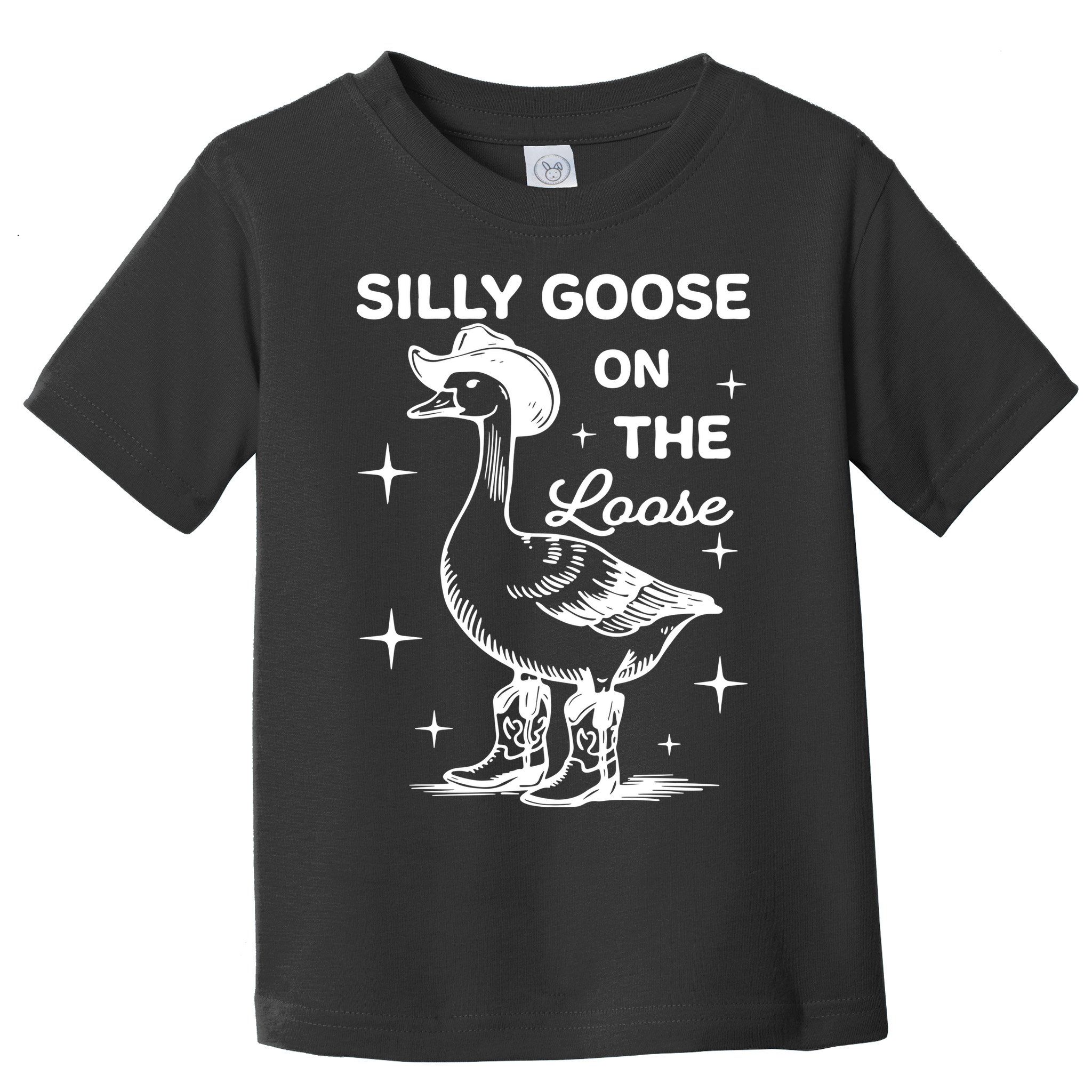 Silly Goose On The Loose Funny Cowgirl Toddler T-Shirt