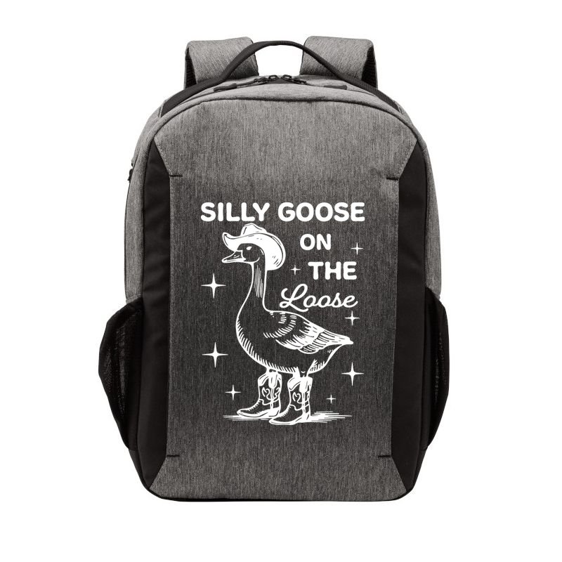 Silly Goose On The Loose Funny Cowgirl Vector Backpack
