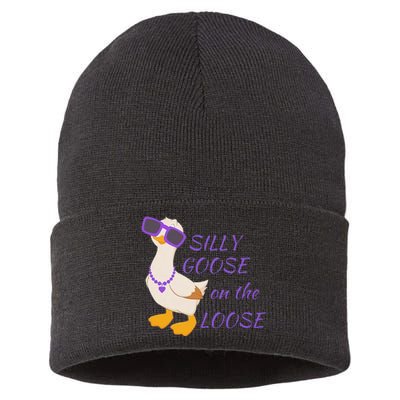 Silly Goose On The Loose Sustainable Knit Beanie