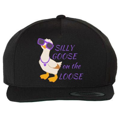 Silly Goose On The Loose Wool Snapback Cap