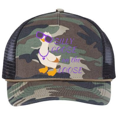 Silly Goose On The Loose Retro Rope Trucker Hat Cap