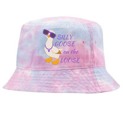 Silly Goose On The Loose Tie-Dyed Bucket Hat