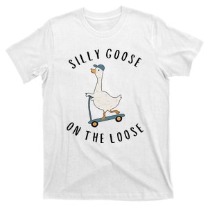 Silly Goose On The Loose Funny Gooses T-Shirt