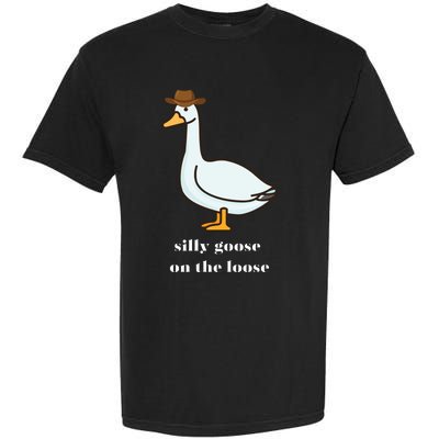 Silly Goose On The Loose Cowboy Duck Garment-Dyed Heavyweight T-Shirt