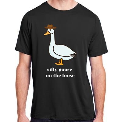 Silly Goose On The Loose Cowboy Duck Adult ChromaSoft Performance T-Shirt