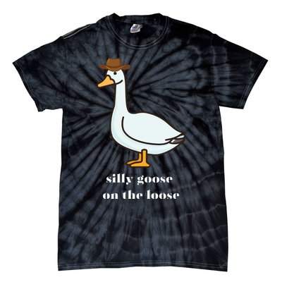 Silly Goose On The Loose Cowboy Duck Tie-Dye T-Shirt