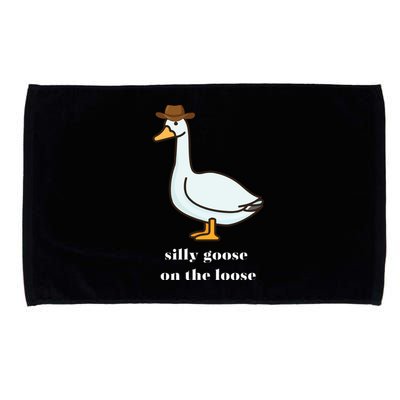 Silly Goose On The Loose Cowboy Duck Microfiber Hand Towel