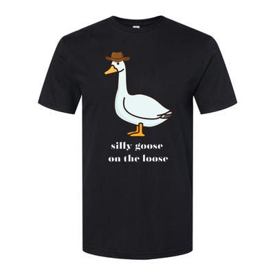 Silly Goose On The Loose Cowboy Duck Softstyle® CVC T-Shirt