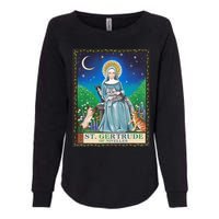 St. Gertrude Of Nivelles Patron Saint Of Cats Lovers Gifts Womens California Wash Sweatshirt