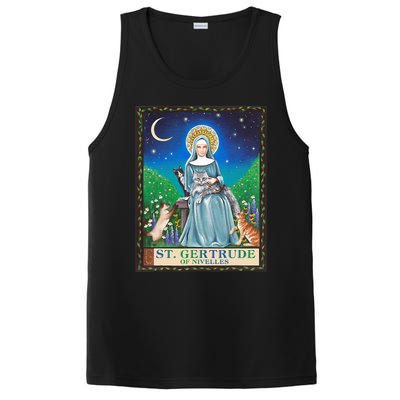 St. Gertrude Of Nivelles Patron Saint Of Cats Lovers Gifts PosiCharge Competitor Tank