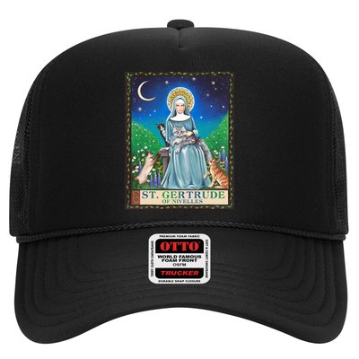 St. Gertrude Of Nivelles Patron Saint Of Cats Lovers Gifts Trucker Hat
