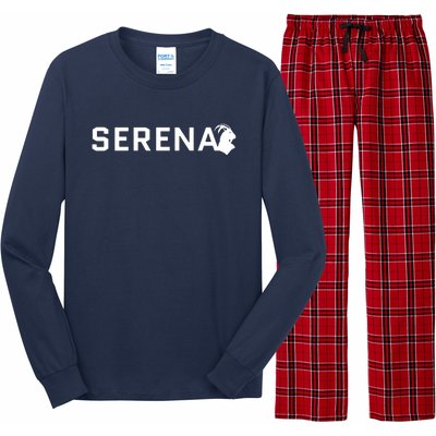 Serena Greatest Of All Time Goat Serena Williams Professional Tennis Player Long Sleeve Pajama Set