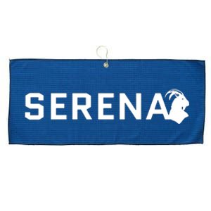 Serena Greatest Of All Time Goat Serena Williams Professional Tennis Player Large Microfiber Waffle Golf Towel