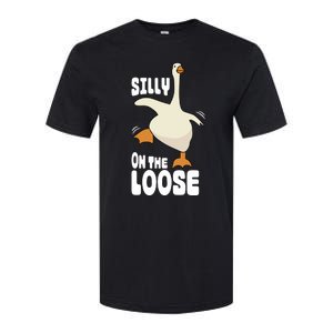 Silly Goose On The Loose Funny Goose Quote Softstyle CVC T-Shirt