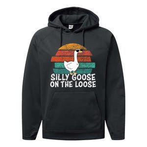 Silly Goose On The Loose Performance Fleece Hoodie