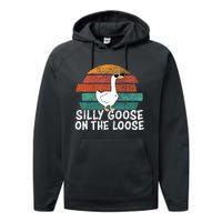 Silly Goose On The Loose Performance Fleece Hoodie