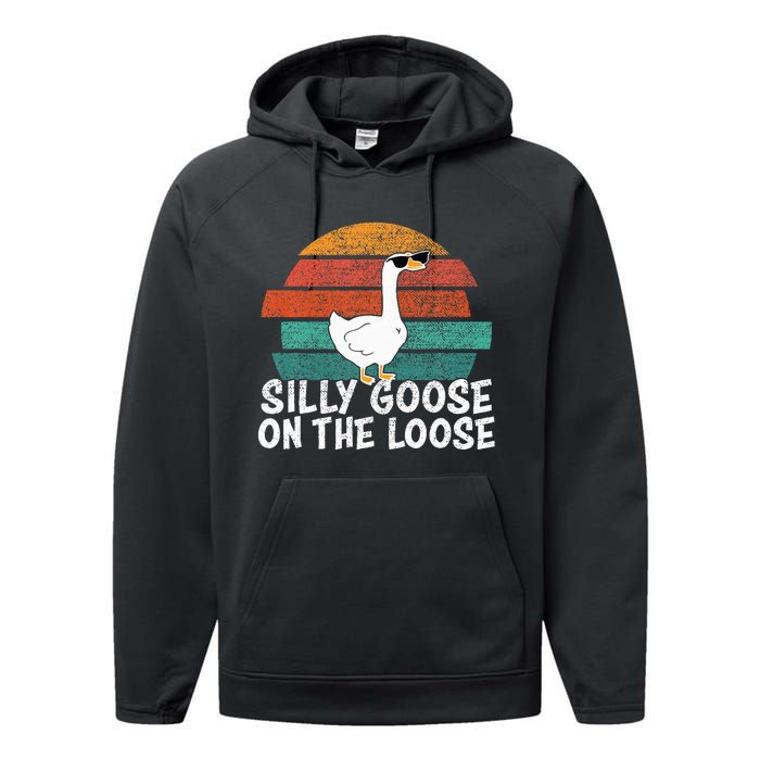 Silly Goose On The Loose Performance Fleece Hoodie