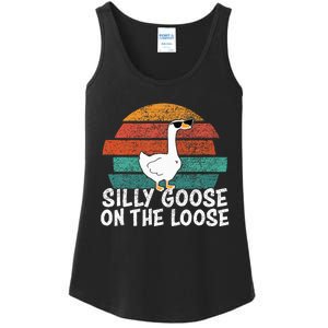 Silly Goose On The Loose Ladies Essential Tank