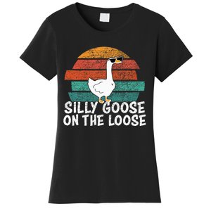 Silly Goose On The Loose Women's T-Shirt