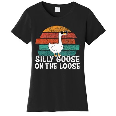 Silly Goose On The Loose Women's T-Shirt