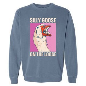 Silly Goose On The Loose Garment-Dyed Sweatshirt