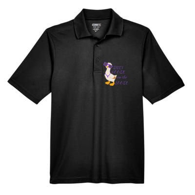 Silly Goose On The Loose Funny Men's Origin Performance Pique Polo