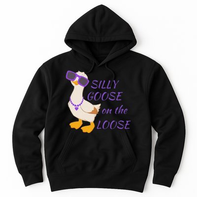 Silly Goose On The Loose Funny Hoodie