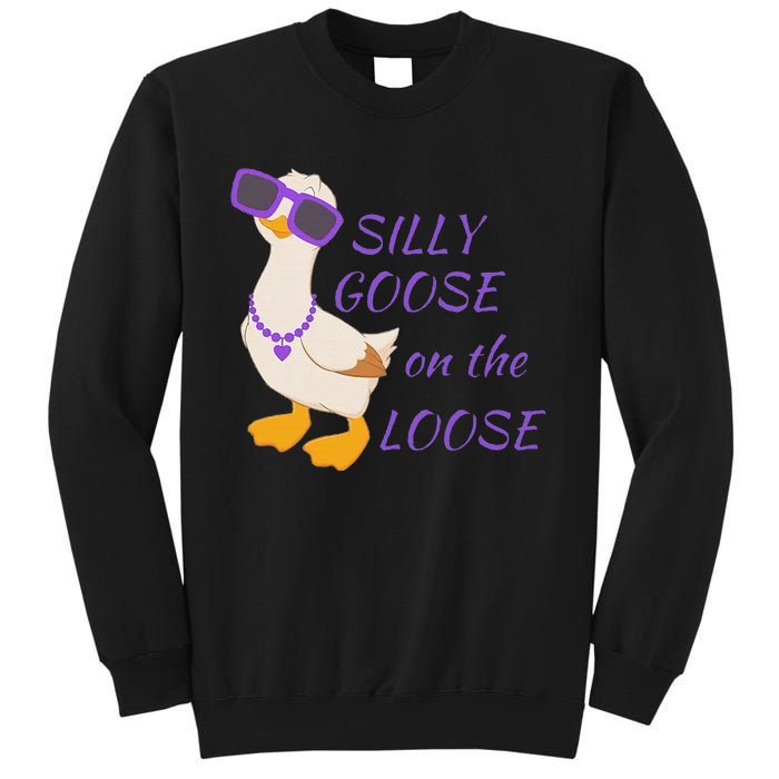 Silly Goose On The Loose Funny Sweatshirt