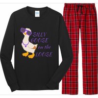 Silly Goose On The Loose Funny Long Sleeve Pajama Set