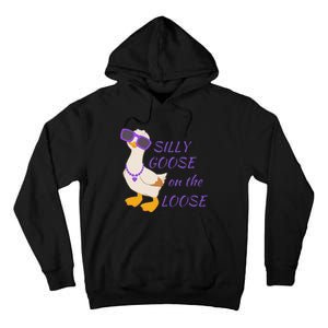 Silly Goose On The Loose Funny Tall Hoodie