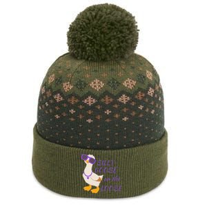 Silly Goose On The Loose Funny The Baniff Cuffed Pom Beanie