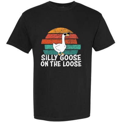 Silly Goose On The Loose Garment-Dyed Heavyweight T-Shirt