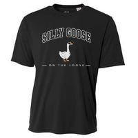 Silly Goose On The Loose Funny Silly Goose University Cooling Performance Crew T-Shirt