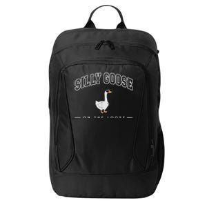 Silly Goose On The Loose Funny Silly Goose University City Backpack