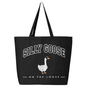 Silly Goose On The Loose Funny Silly Goose University 25L Jumbo Tote