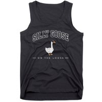 Silly Goose On The Loose Funny Silly Goose University Tank Top