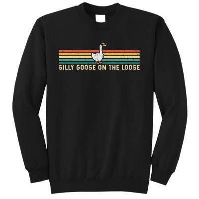 Silly Goose On The Loose Funny Silly Goose University Sweatshirt