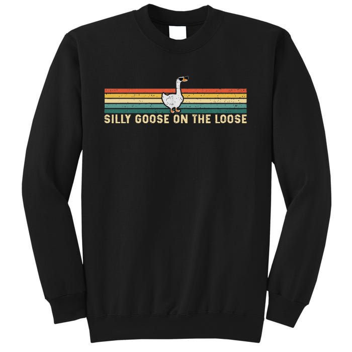 Silly Goose On The Loose Funny Silly Goose University Sweatshirt